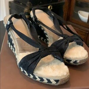 UGG sandals with ankle ties